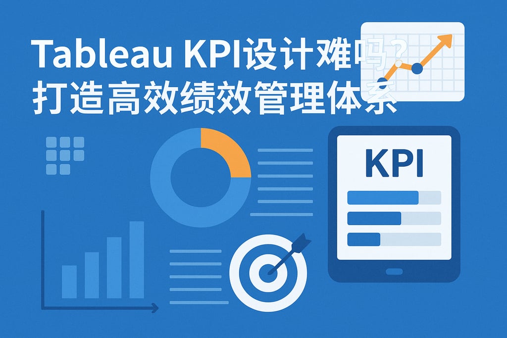 Tableau KPI设计难吗？打造高效绩效管理体系
